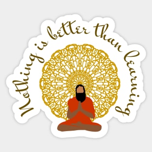 Yoga teacher indian guru Sticker